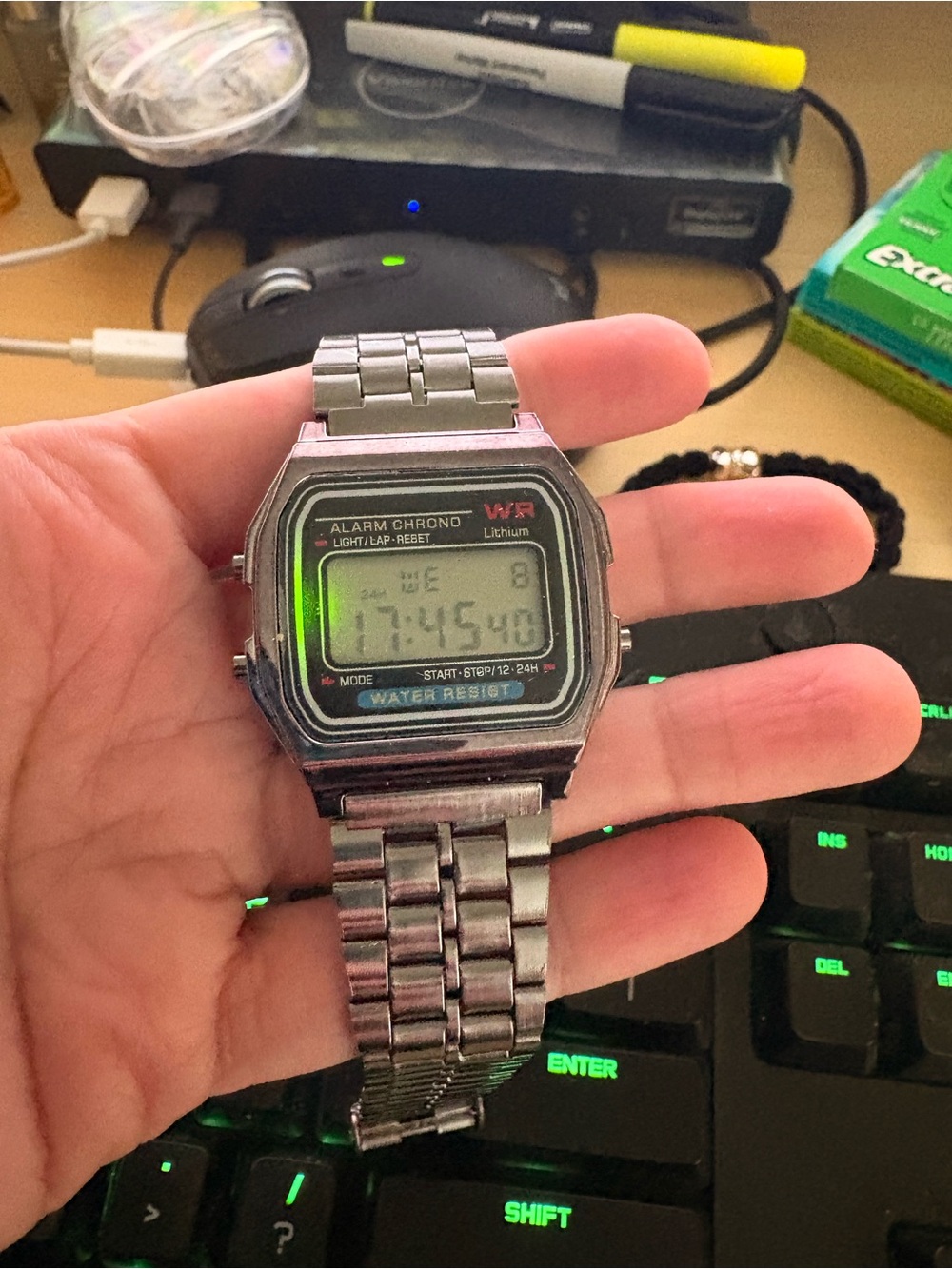Digital Vinted Style Watch - Picture 4 of 5